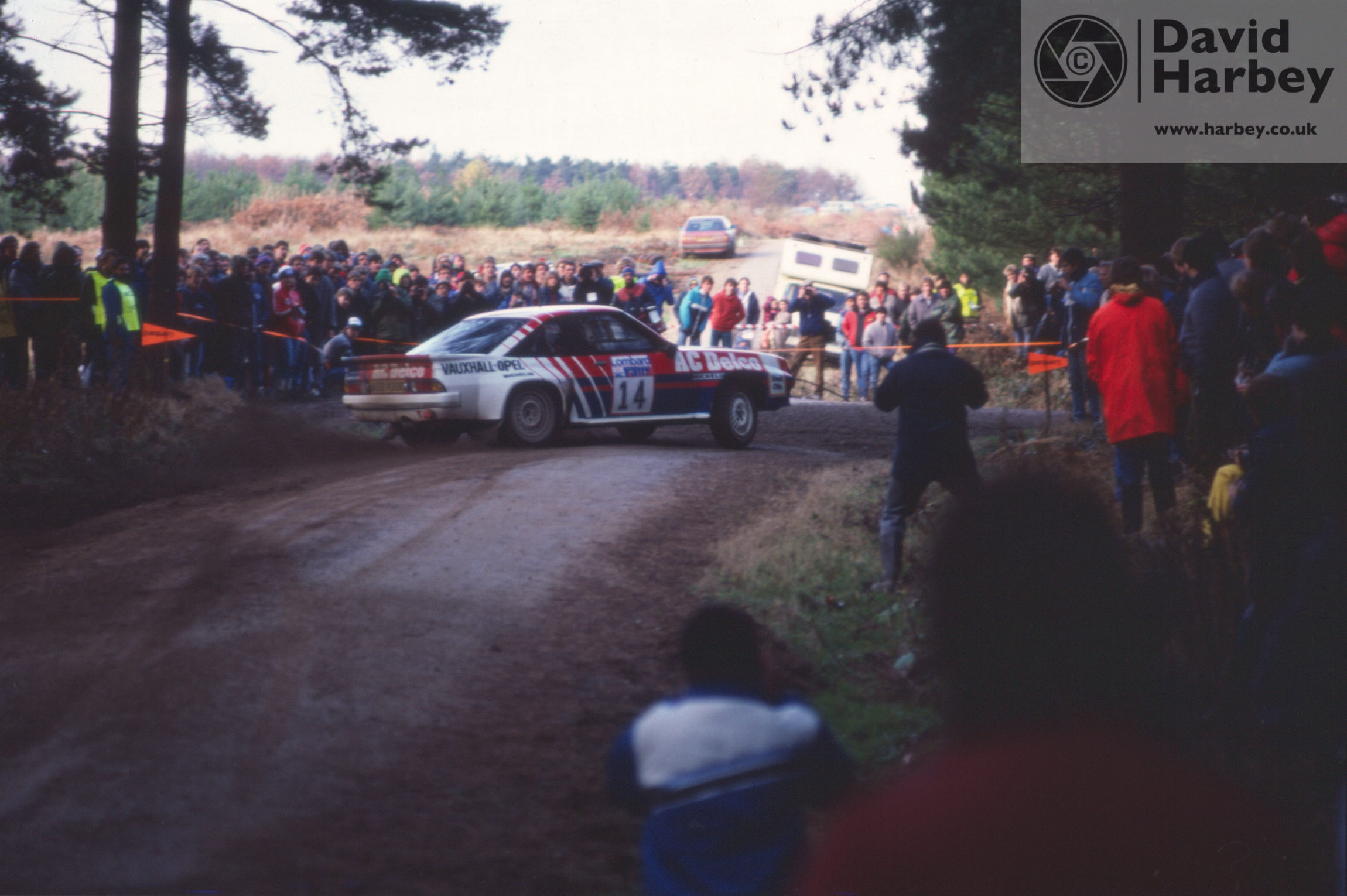 McRae at special stage 29 Clipstone RAC Rally