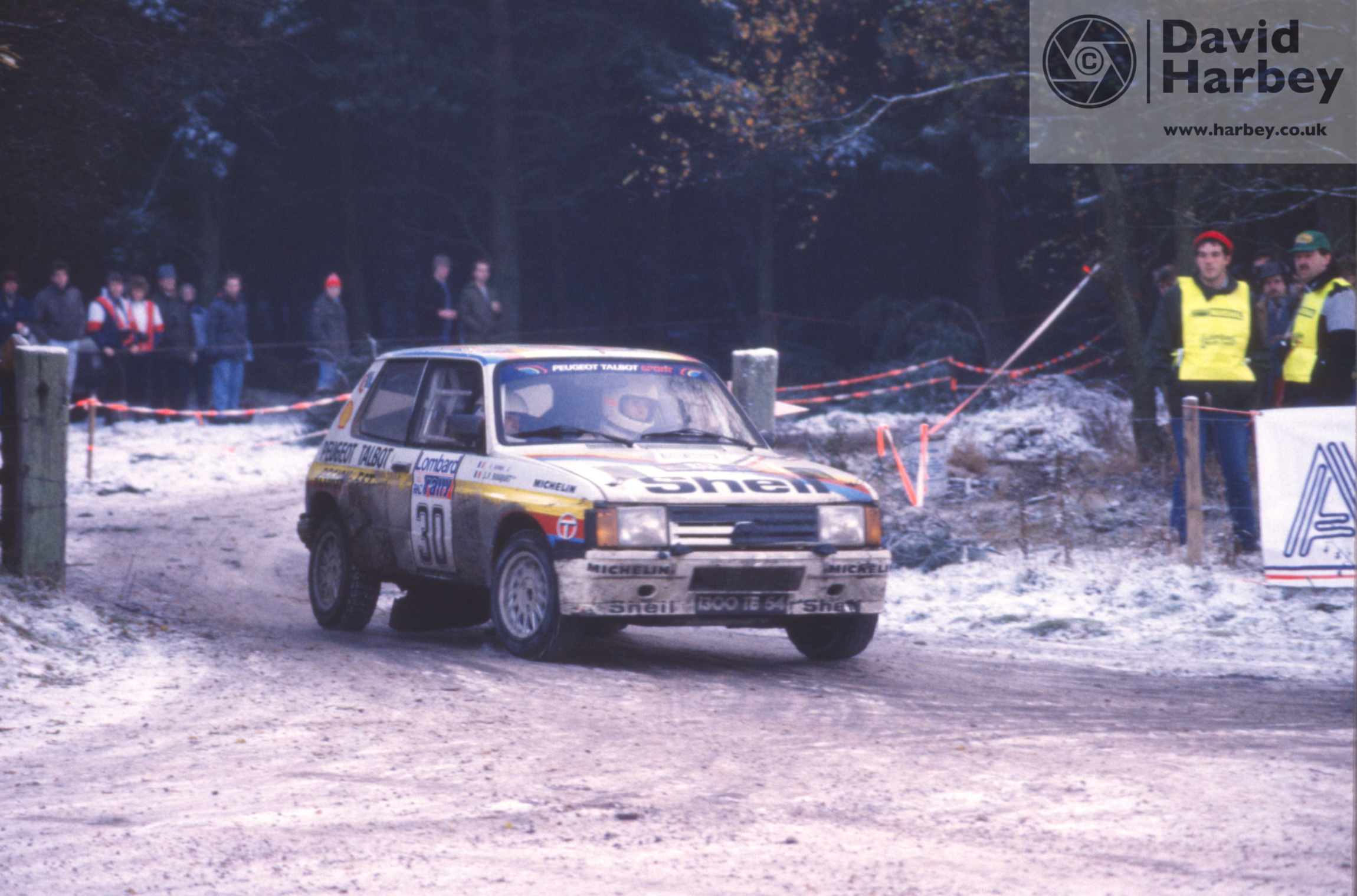 Jean-Paul Bouquet rallying at Clumber Park
