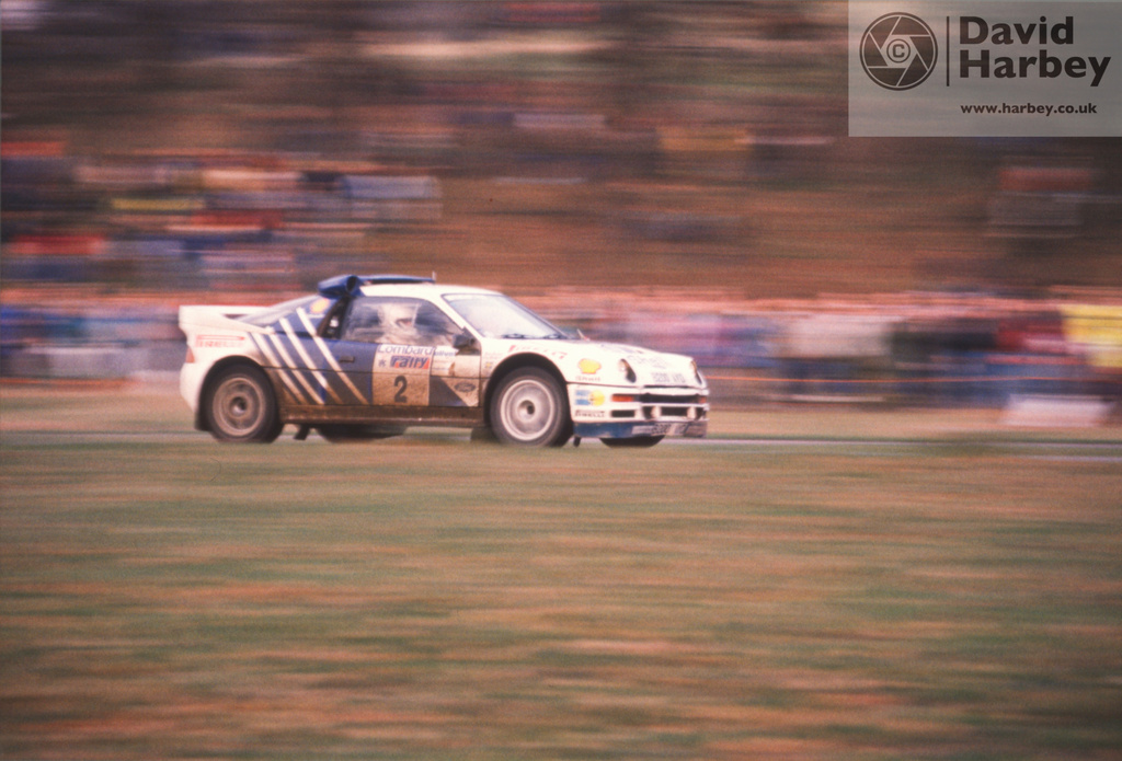 Stig Blomqvist Ford RS200 at Chatsworth 