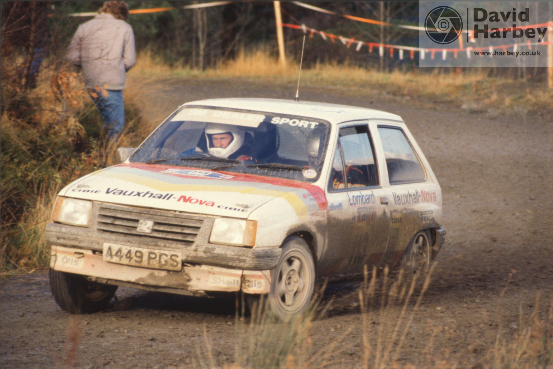 Harry Hockly Vauxhall Nova RAC Rally 1986