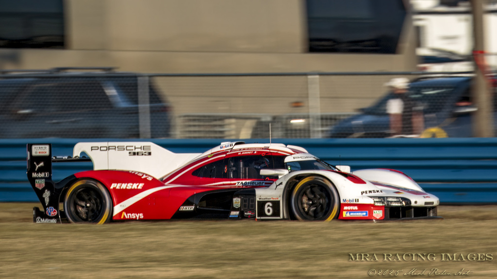 Porsche Penske Motorsport have matt Campbell and Mathieu Jaminet at the controls of the #6 GTP Porsche 963