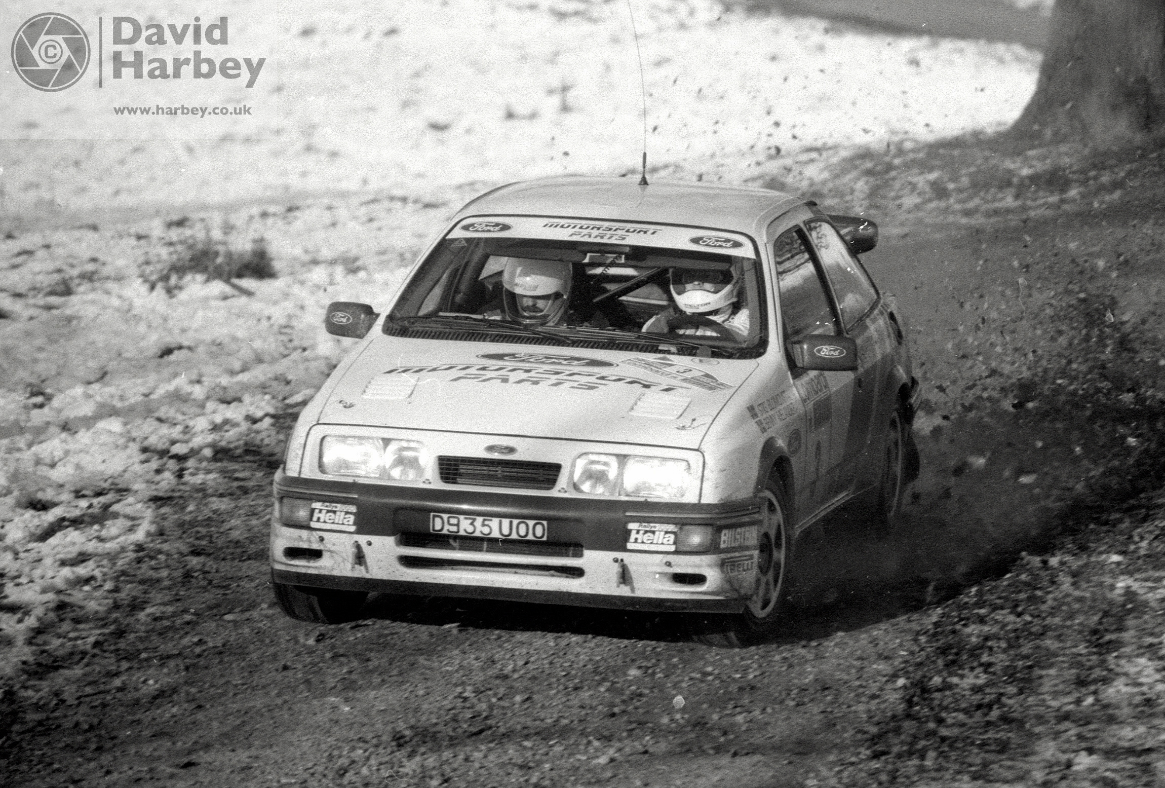 Stig Blomqvist in a Ford Sierra RS Cosworth