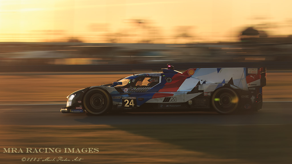 24 Hours of Daytona sunset