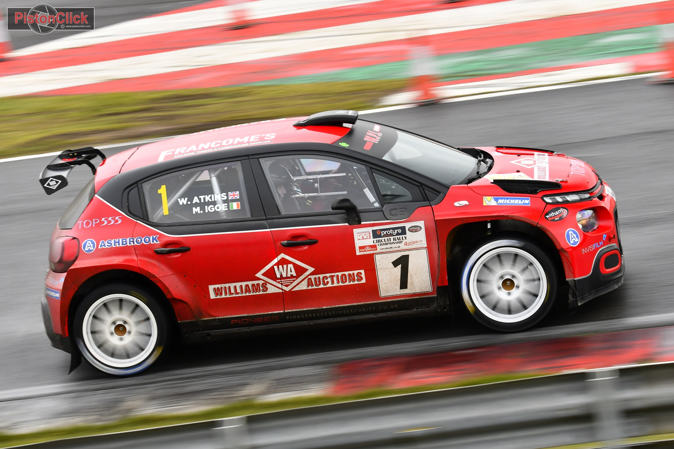 Michael Igoe/ Will Atkins Citroen C3 Rally 2