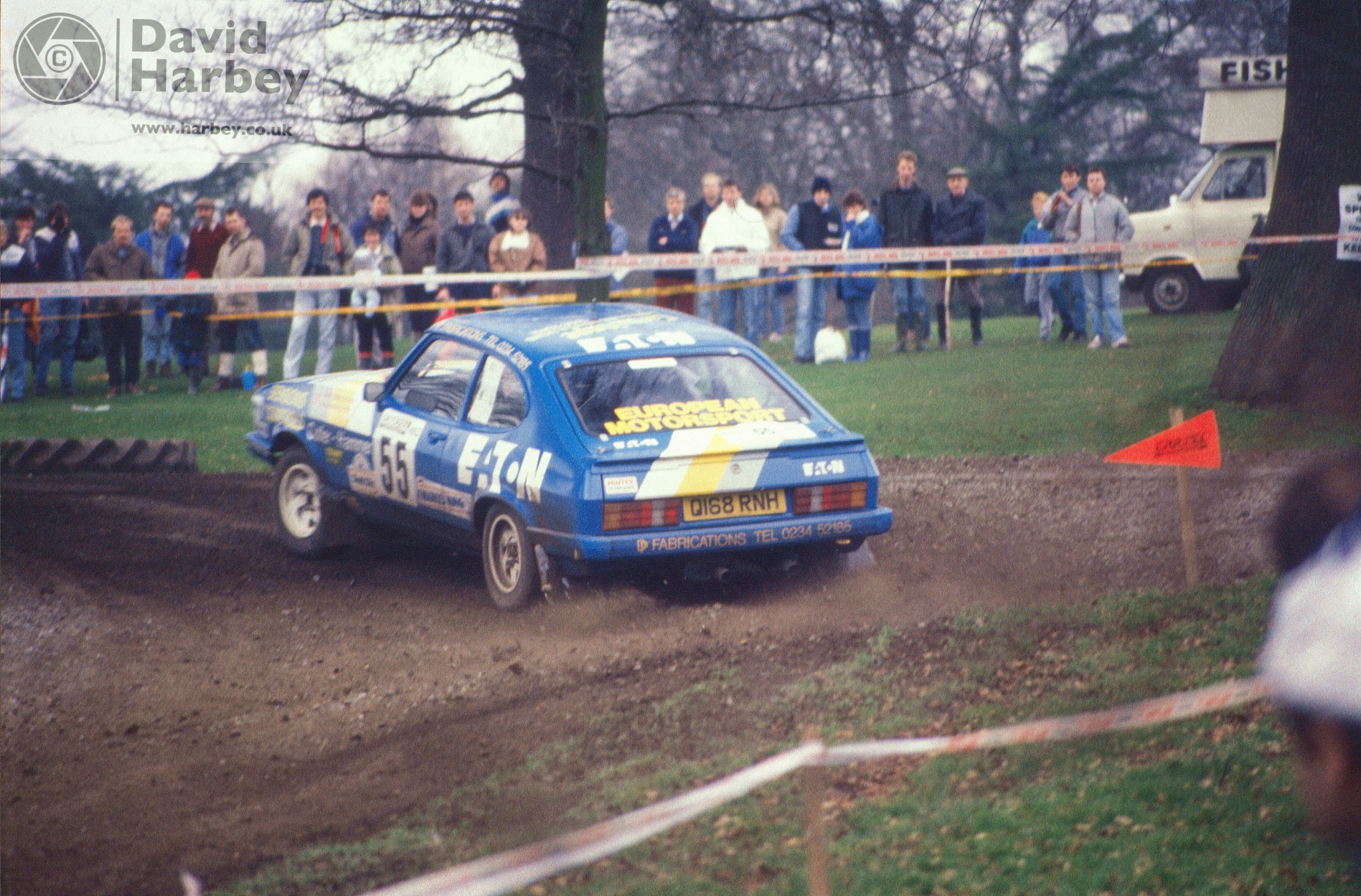 Hayward and Cotton Rallying Ford Capri