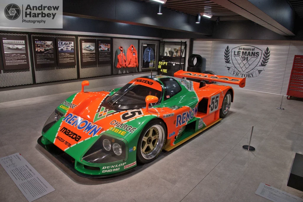 1991 Le Mans winning 787B Mazda museum japan