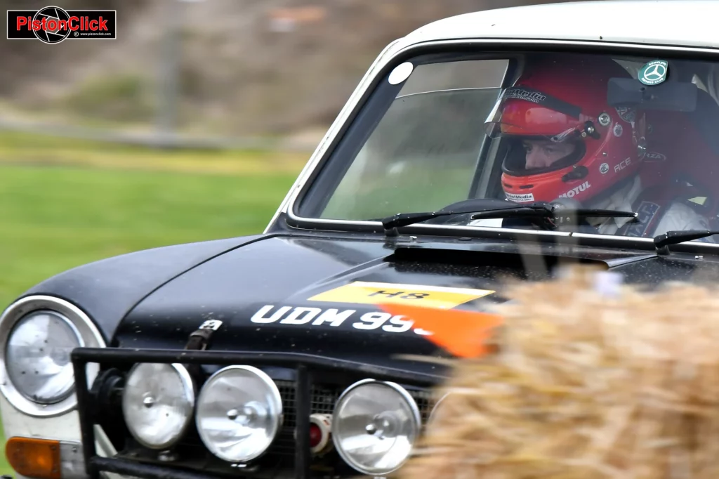 Rally cars racing at Stoneleigh Park