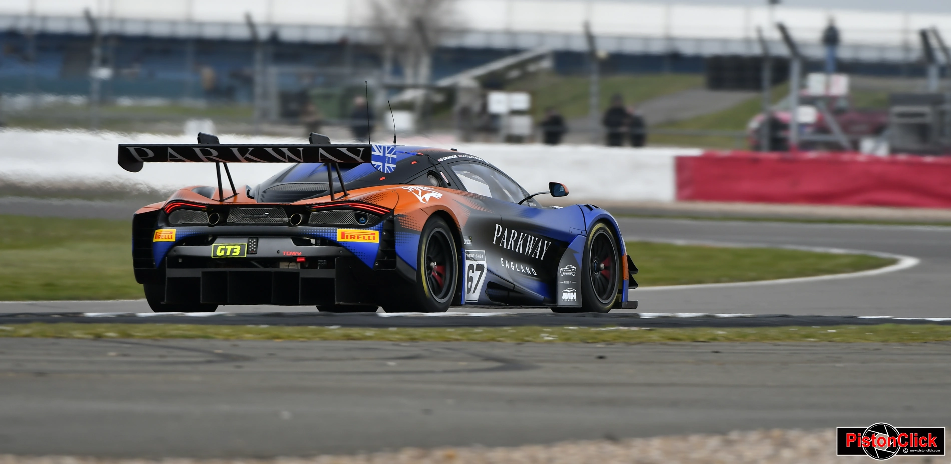 GT race cars at Silverstone