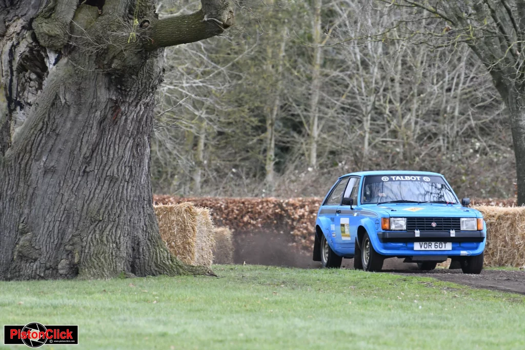Rally cars racing at Stoneleigh Park