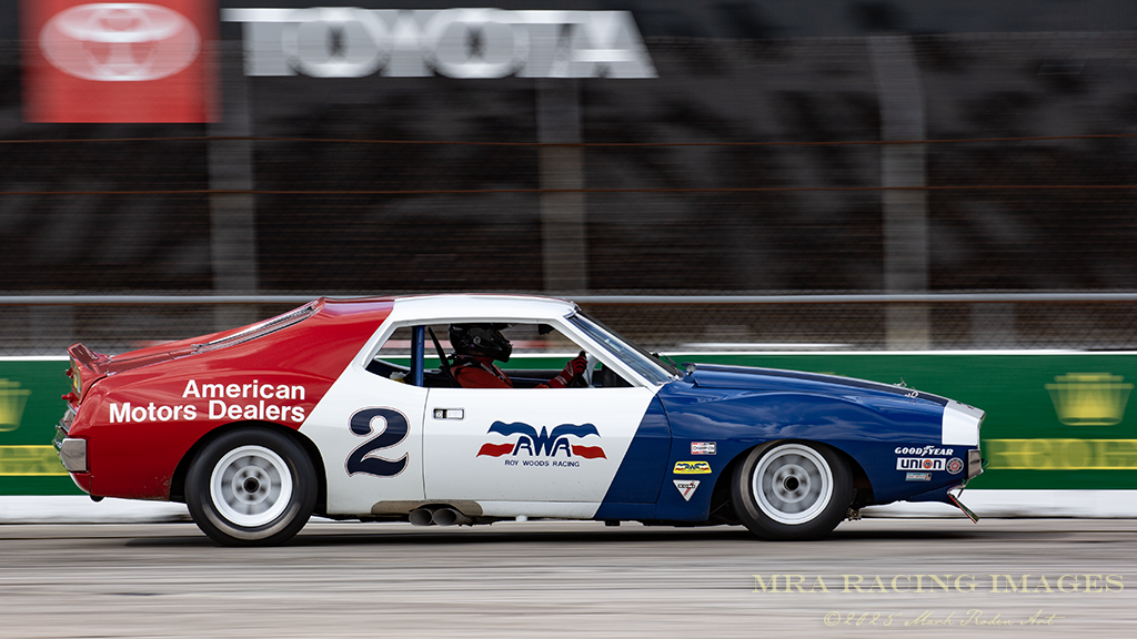Ken Epsman's #2 1972 AMC Javelin at the 2025 SpeedTour