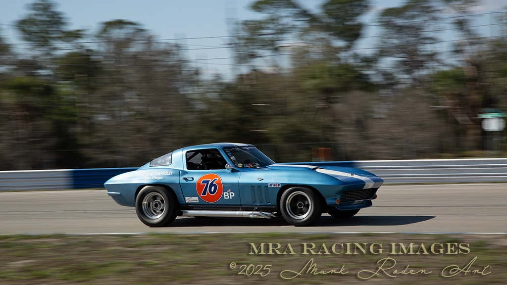Steve Yarborough's immaculate 1966 Corvette at Sebring 2025