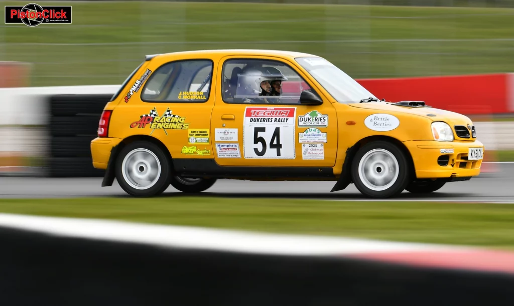 Jonathan Hudson/ Chris Worrall Nissan Micra rally car