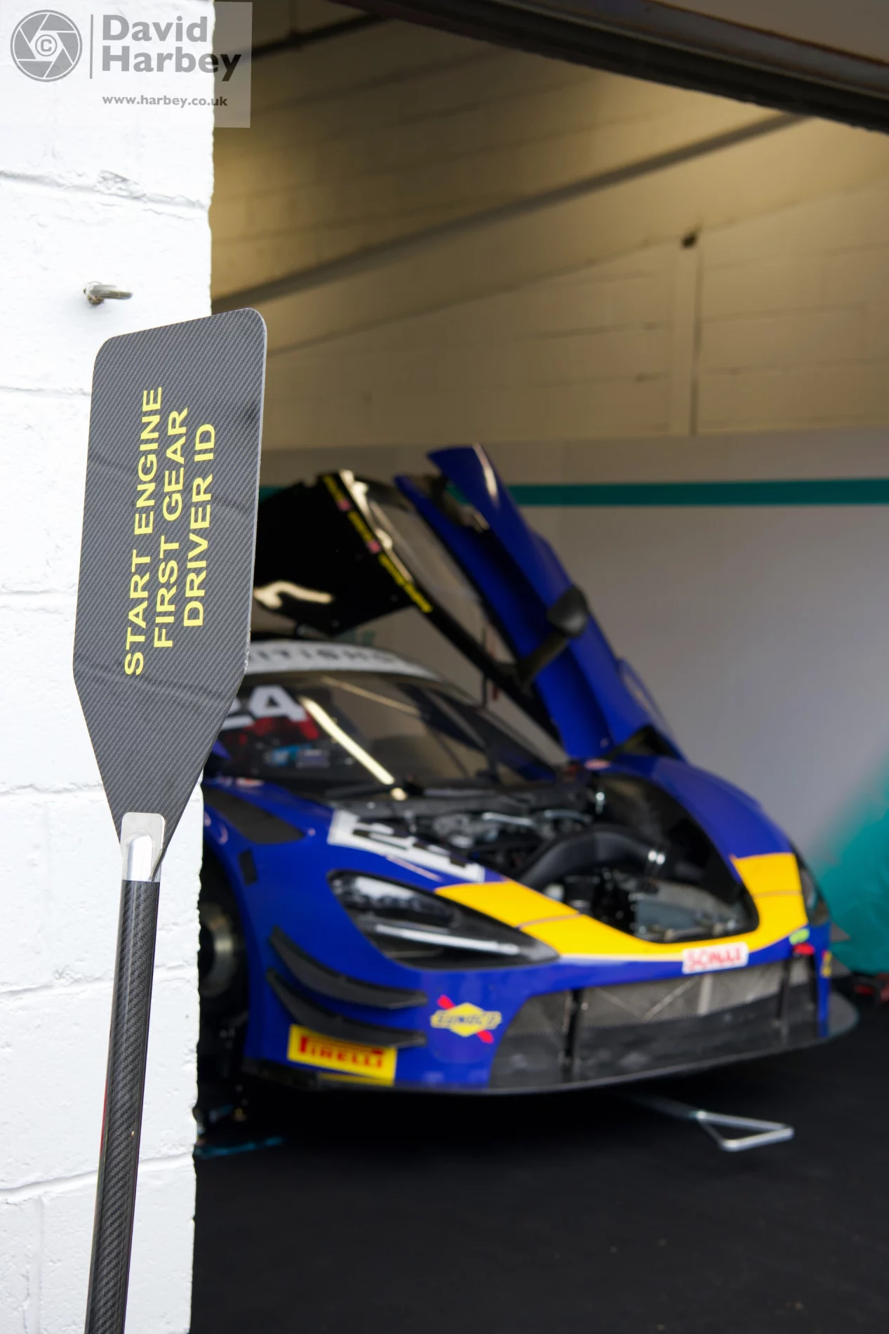 British GT pits at Silverstone