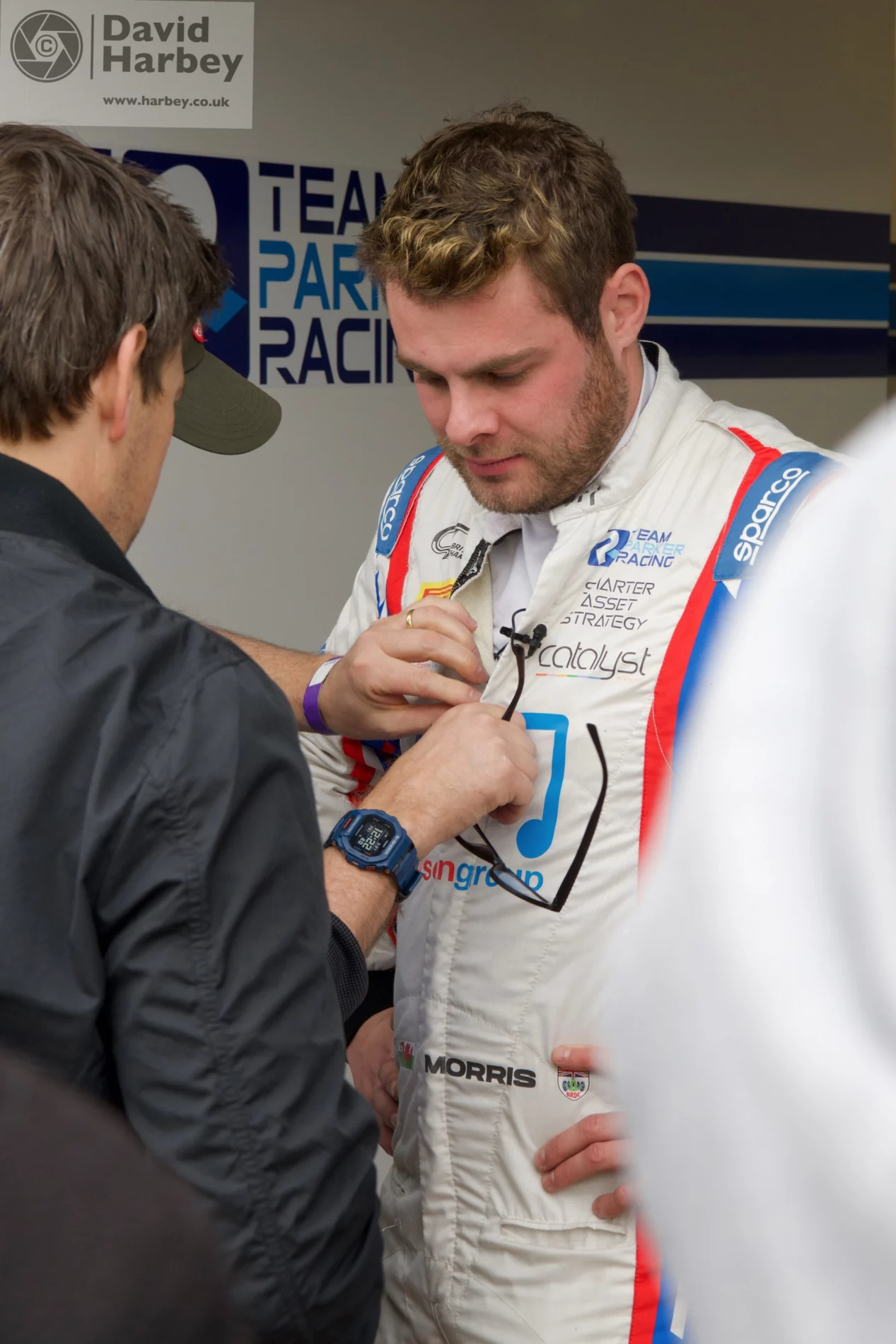 British GT pits at Silverstone