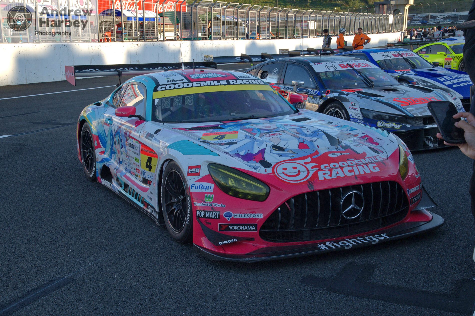 Super GT at Motegi race track Japan