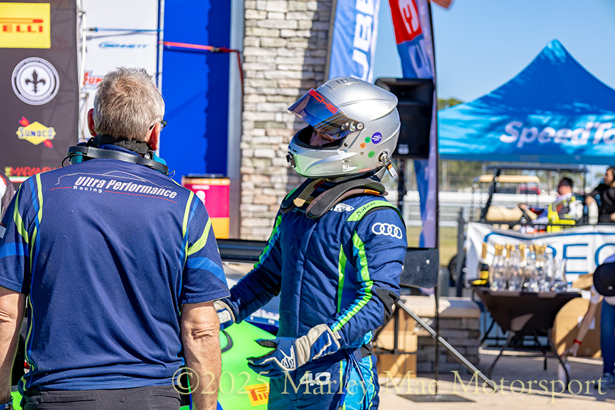 International GT endurance race victory lane Sebring 2025