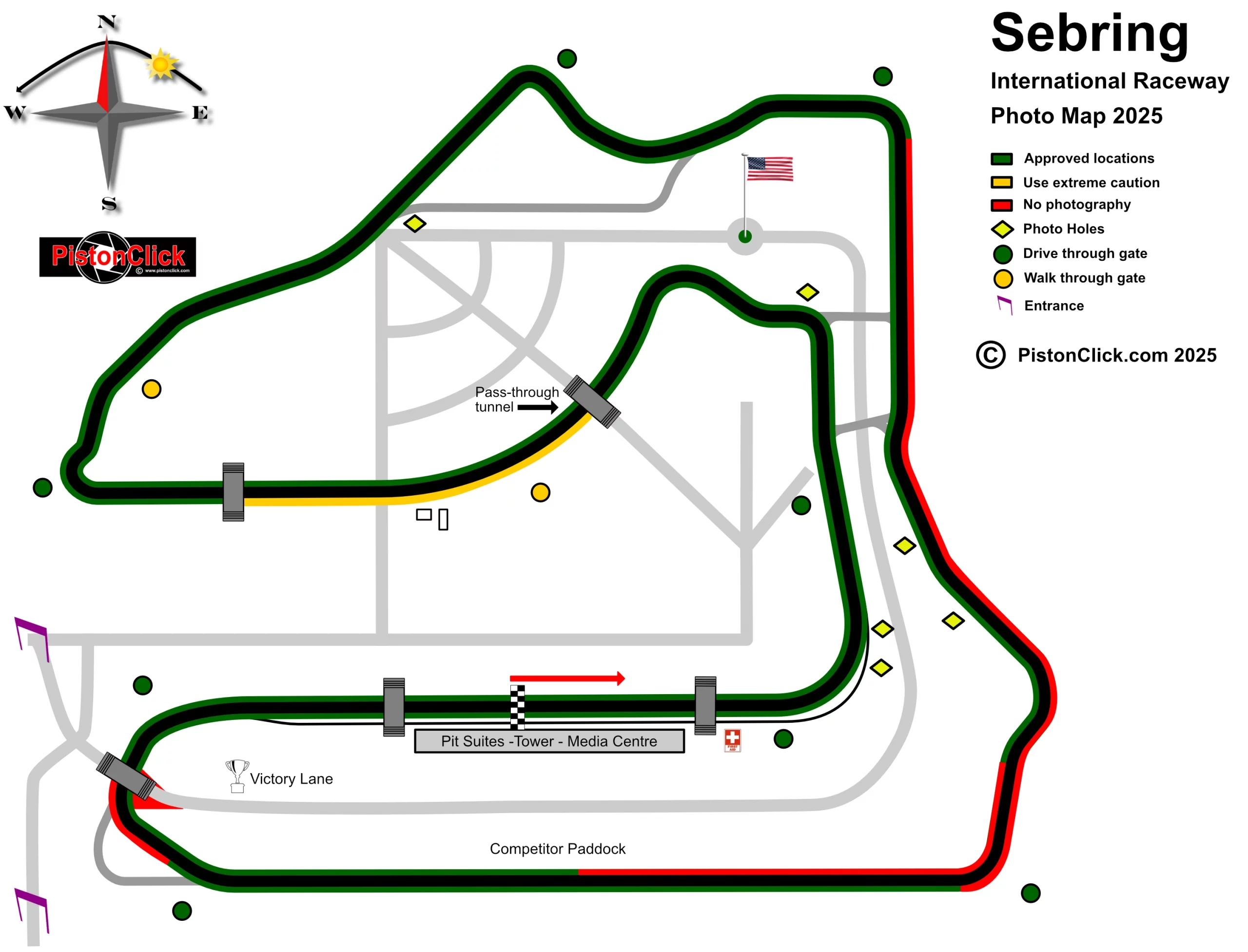 Sebring photo locations