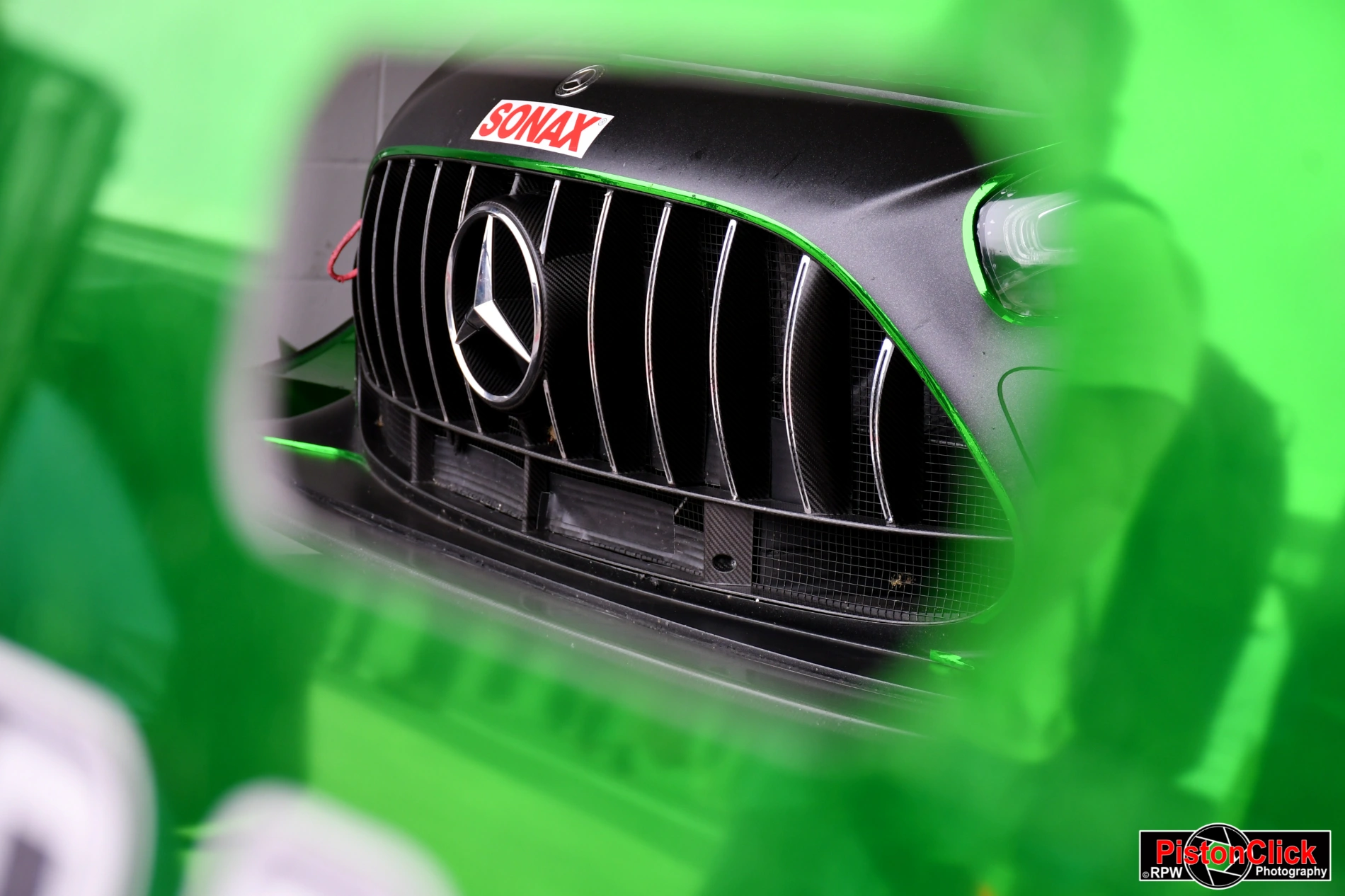 British GT pits at Silverstone