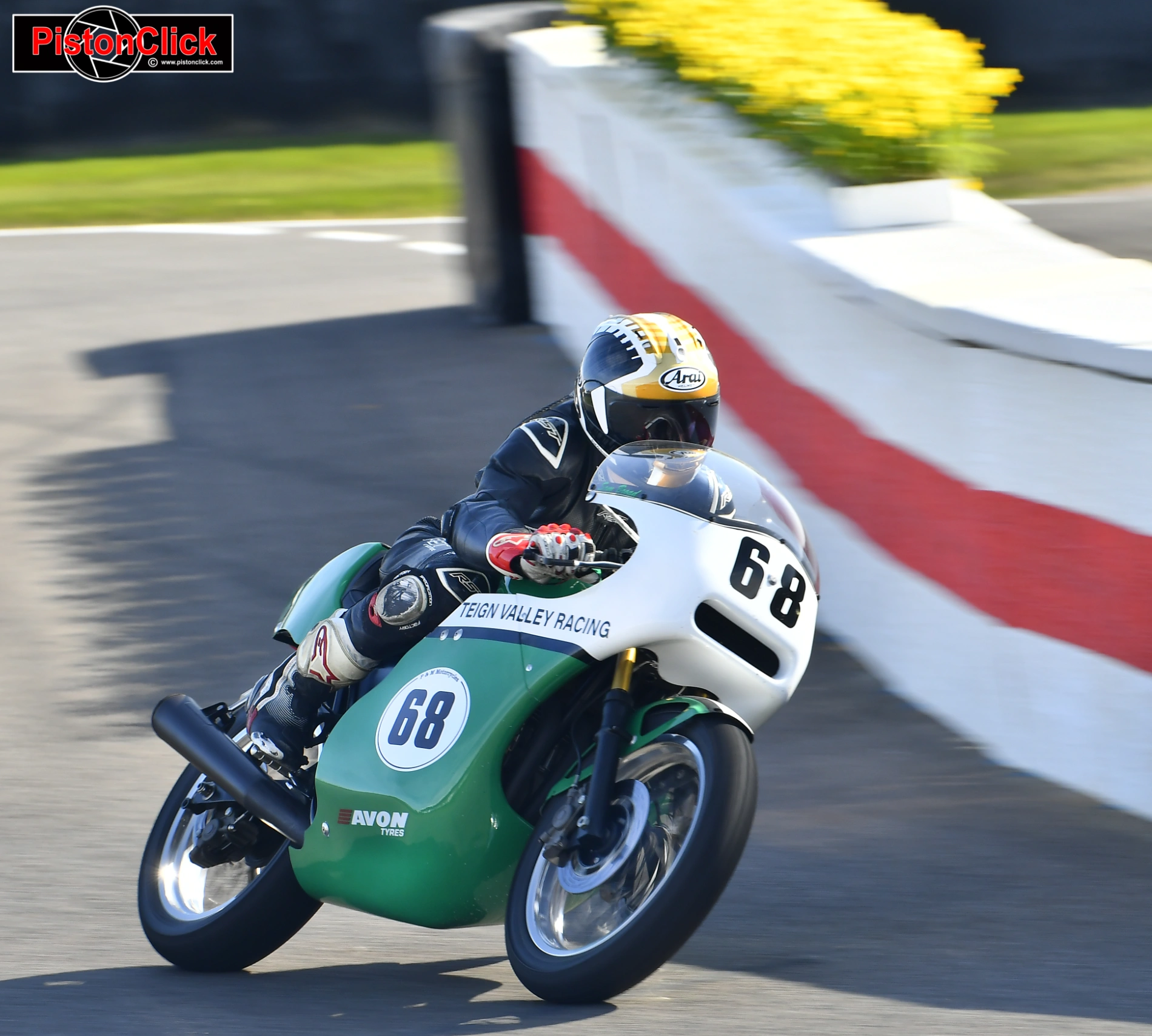 Motorcycle racing at the 82 Members Meeting Goodwood