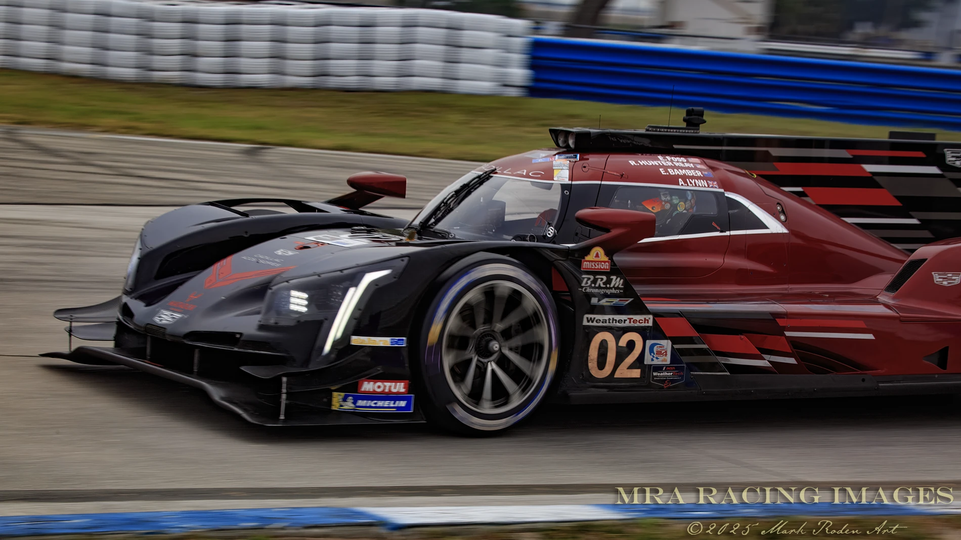 Prototypes racing at the Sebring International Race Track