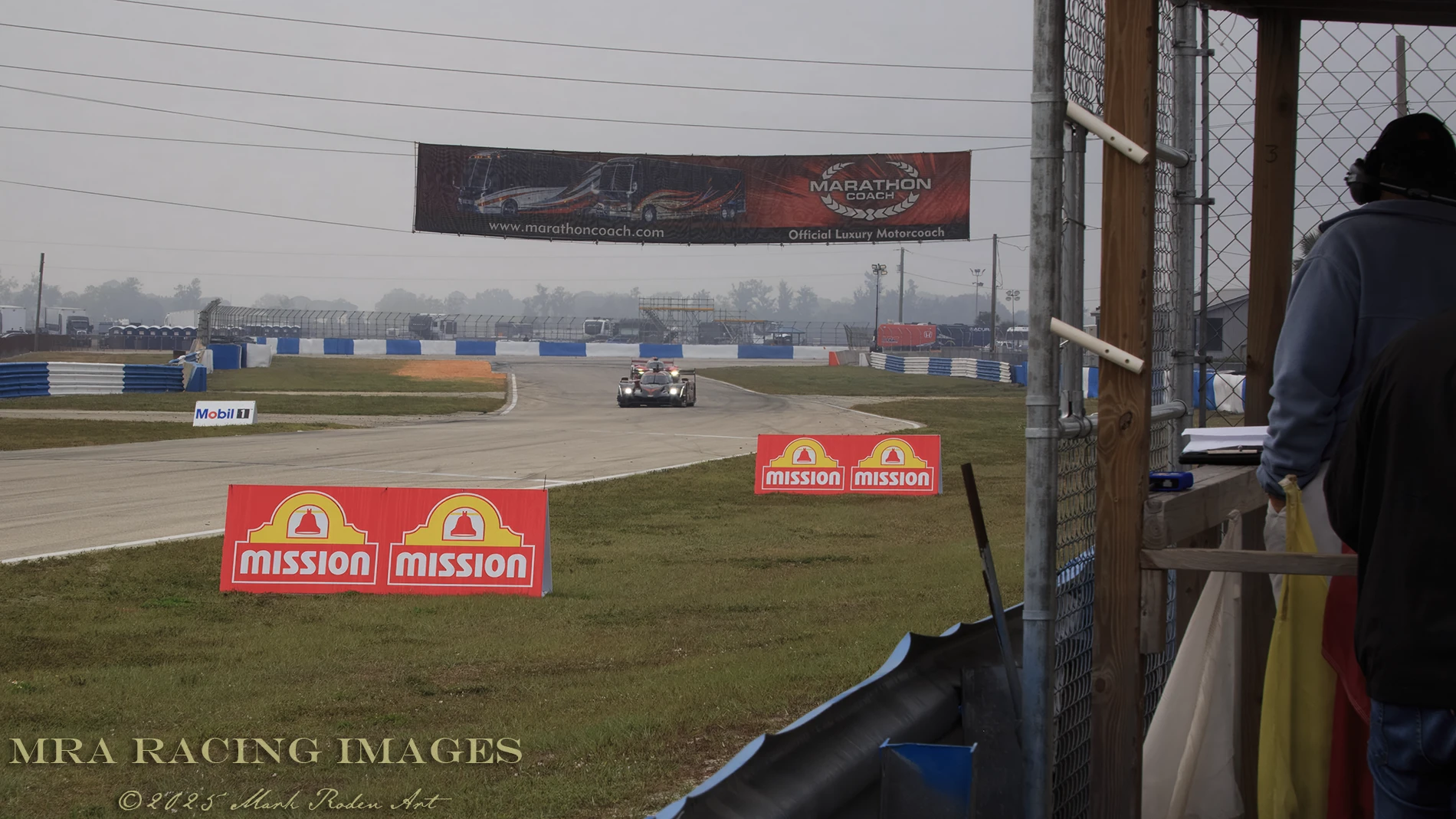 Prototypes racing at the Sebring International Race Track