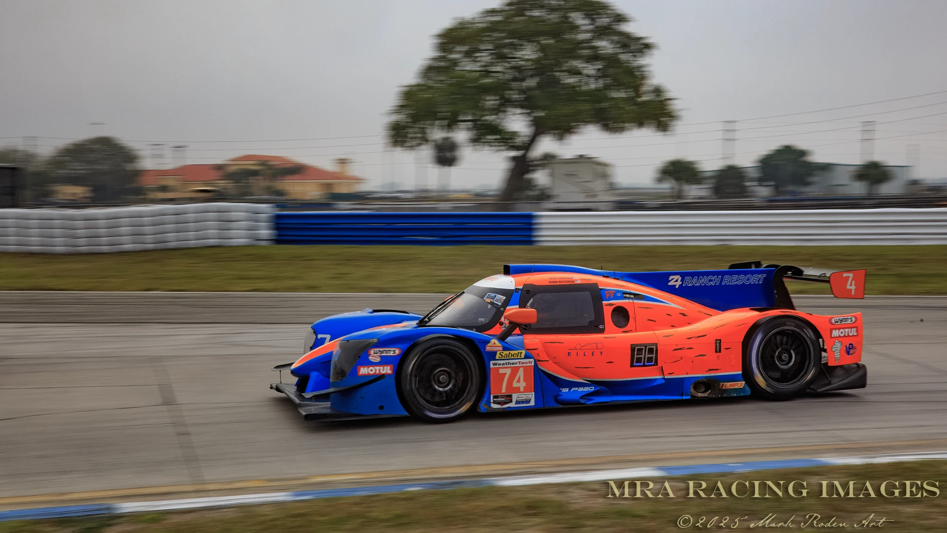 Prototypes racing at the Sebring International Race Track