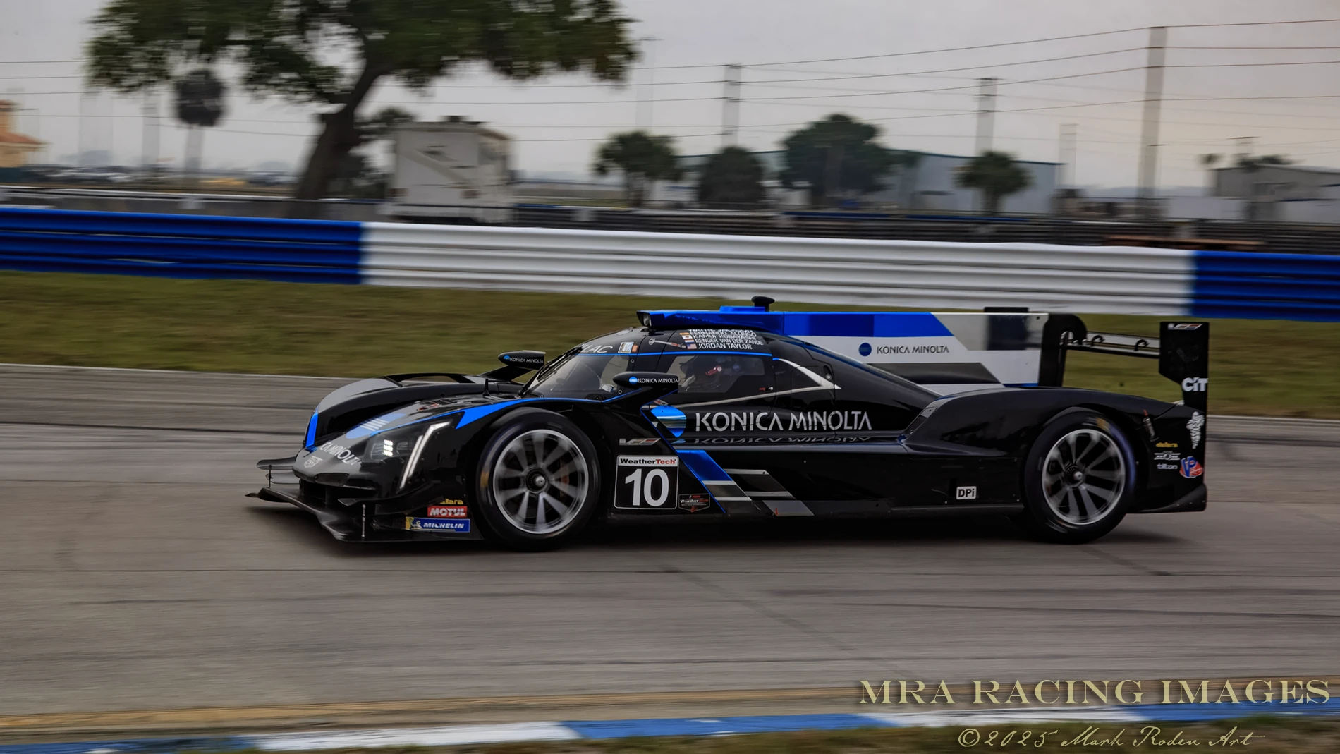 Prototypes racing at the Sebring International Race Track