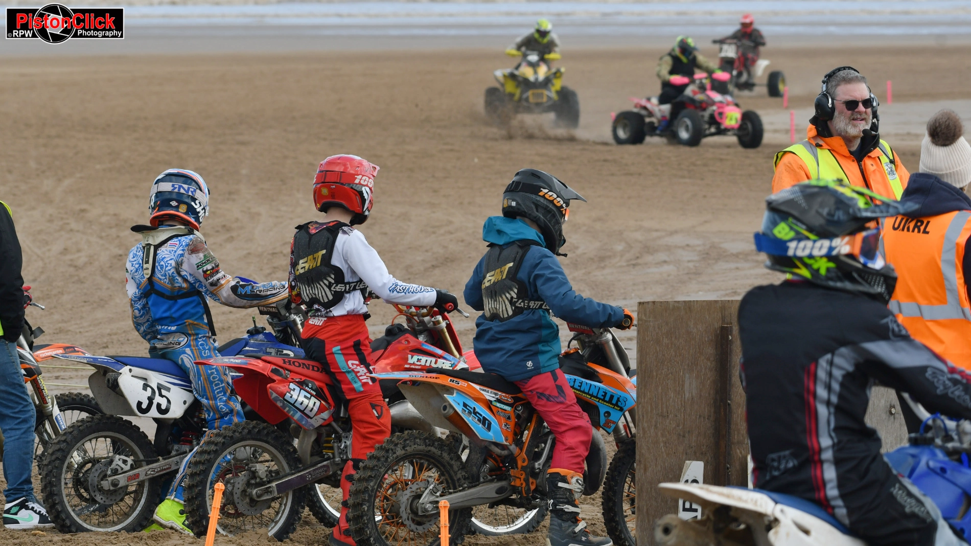 The paddock at Mablethorpe sand racing