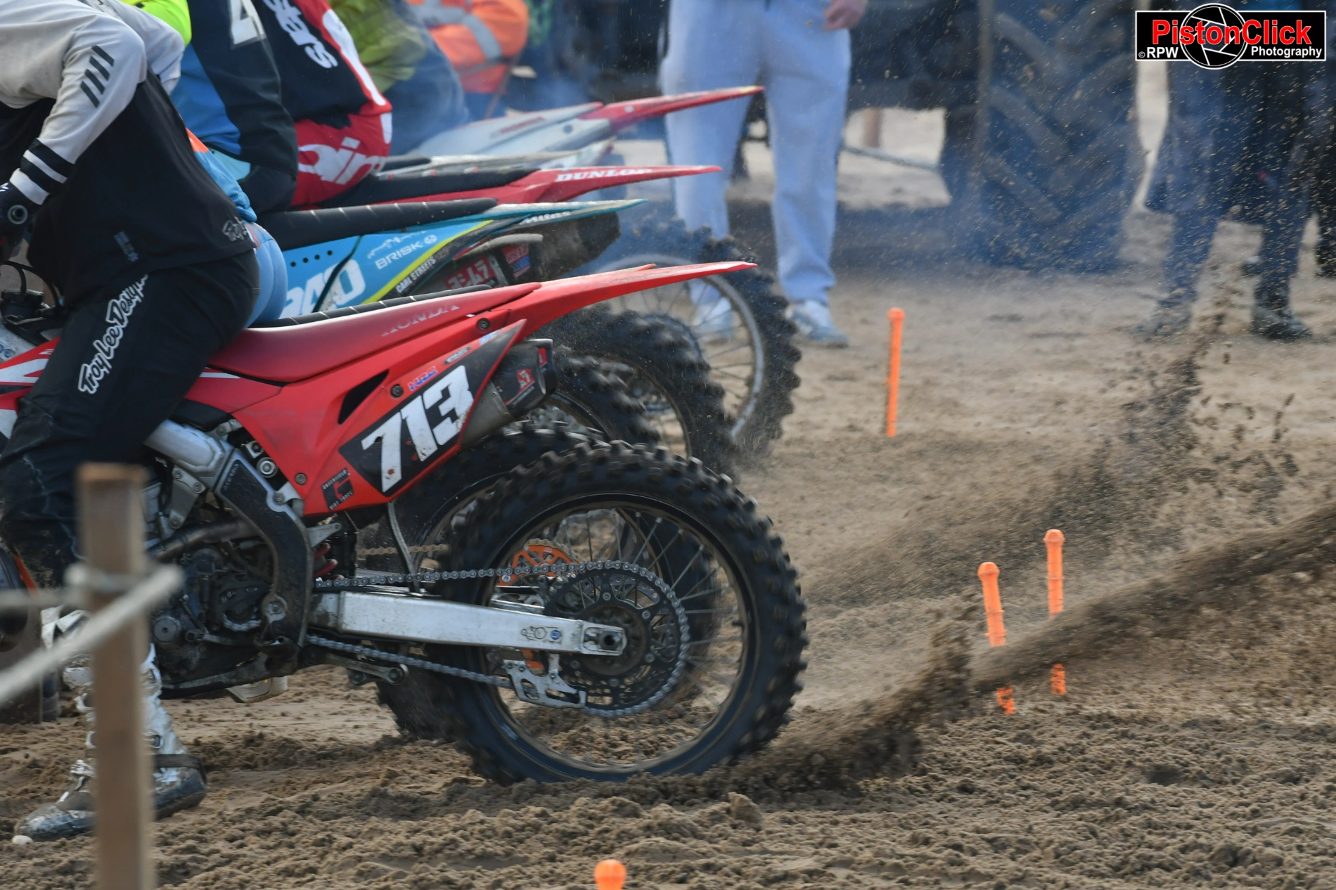 The paddock at Mablethorpe sand racing