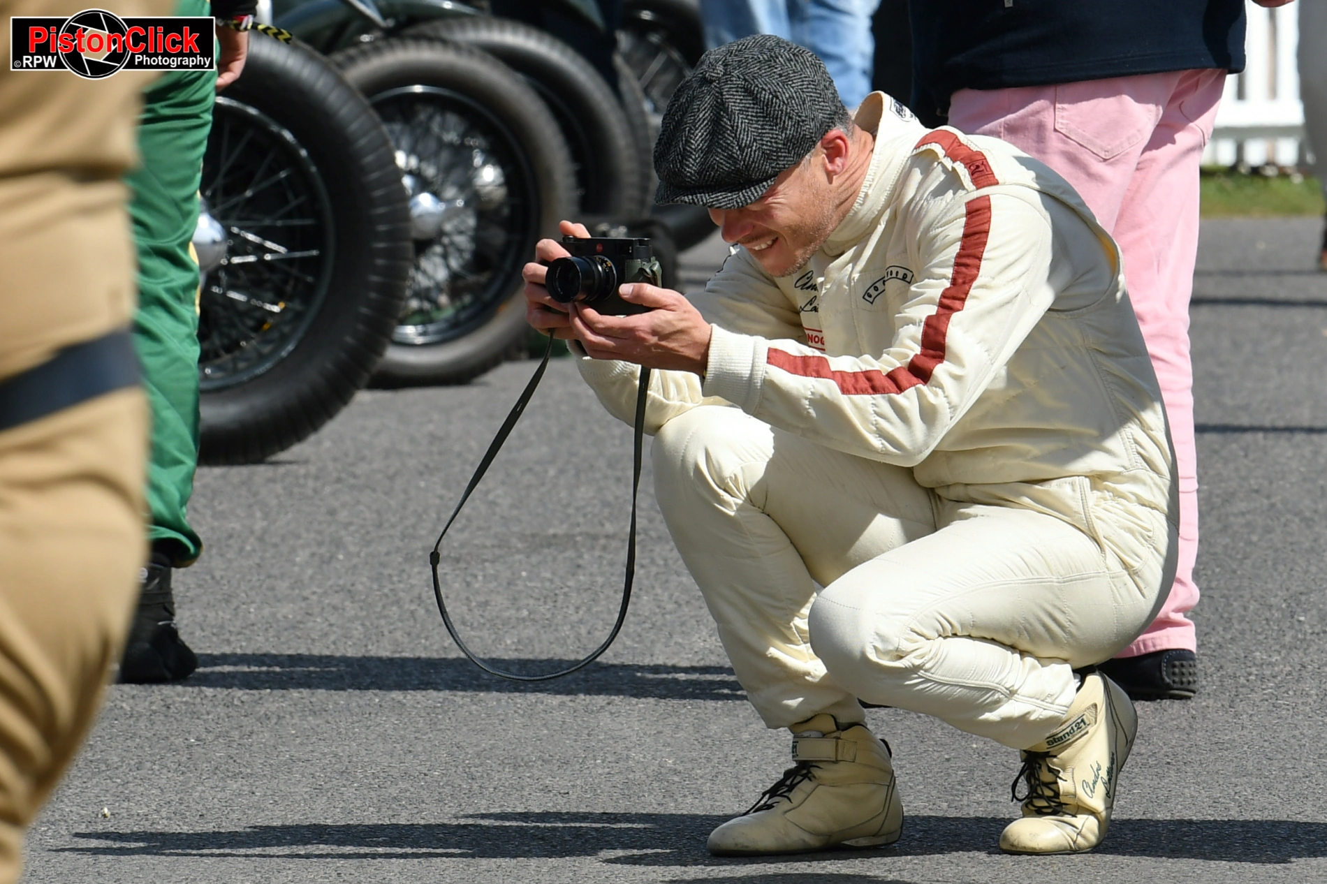 Taking photos at Goodwood circuit