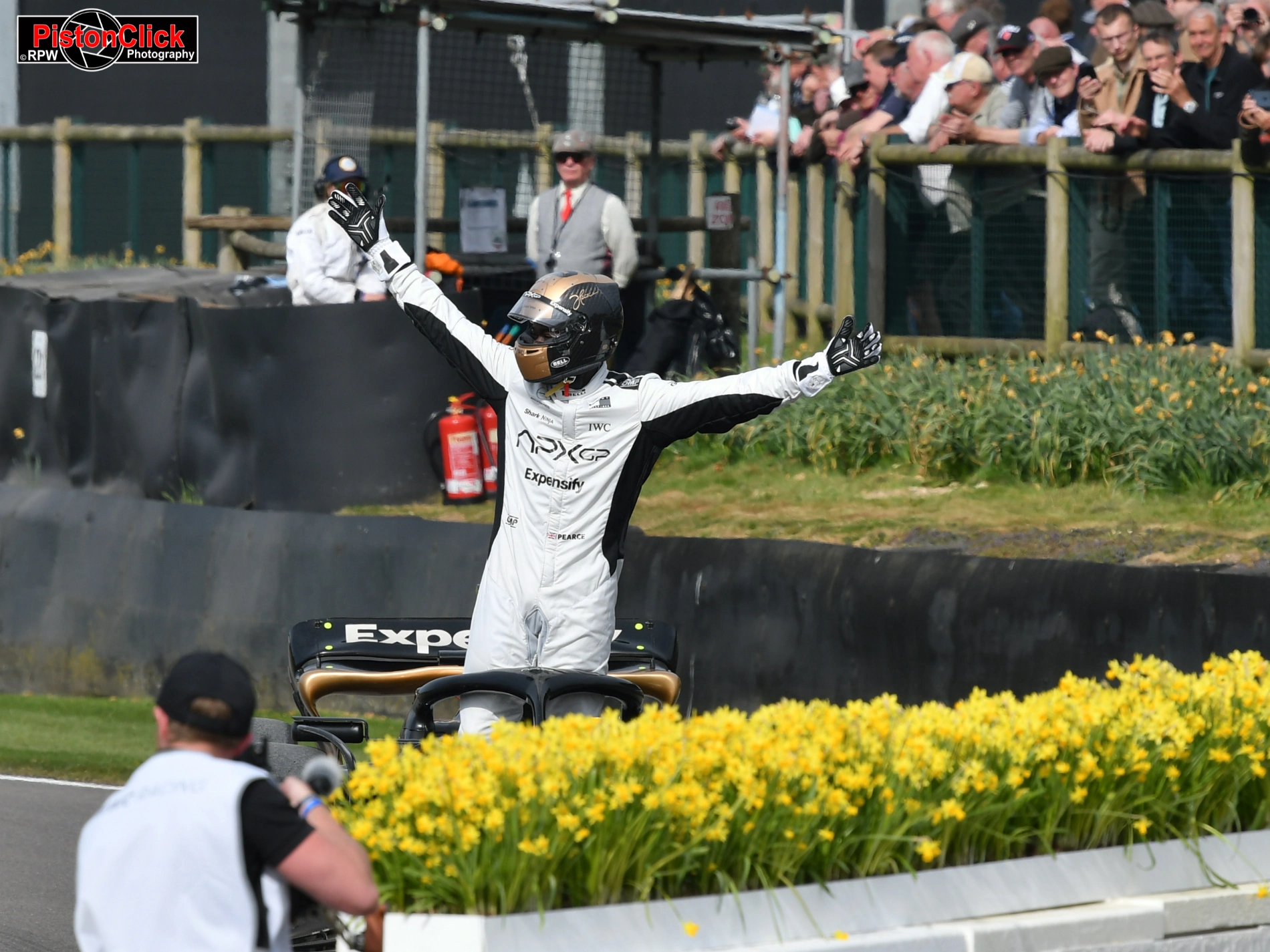 Damson Idris F1 the movie at Goodwood