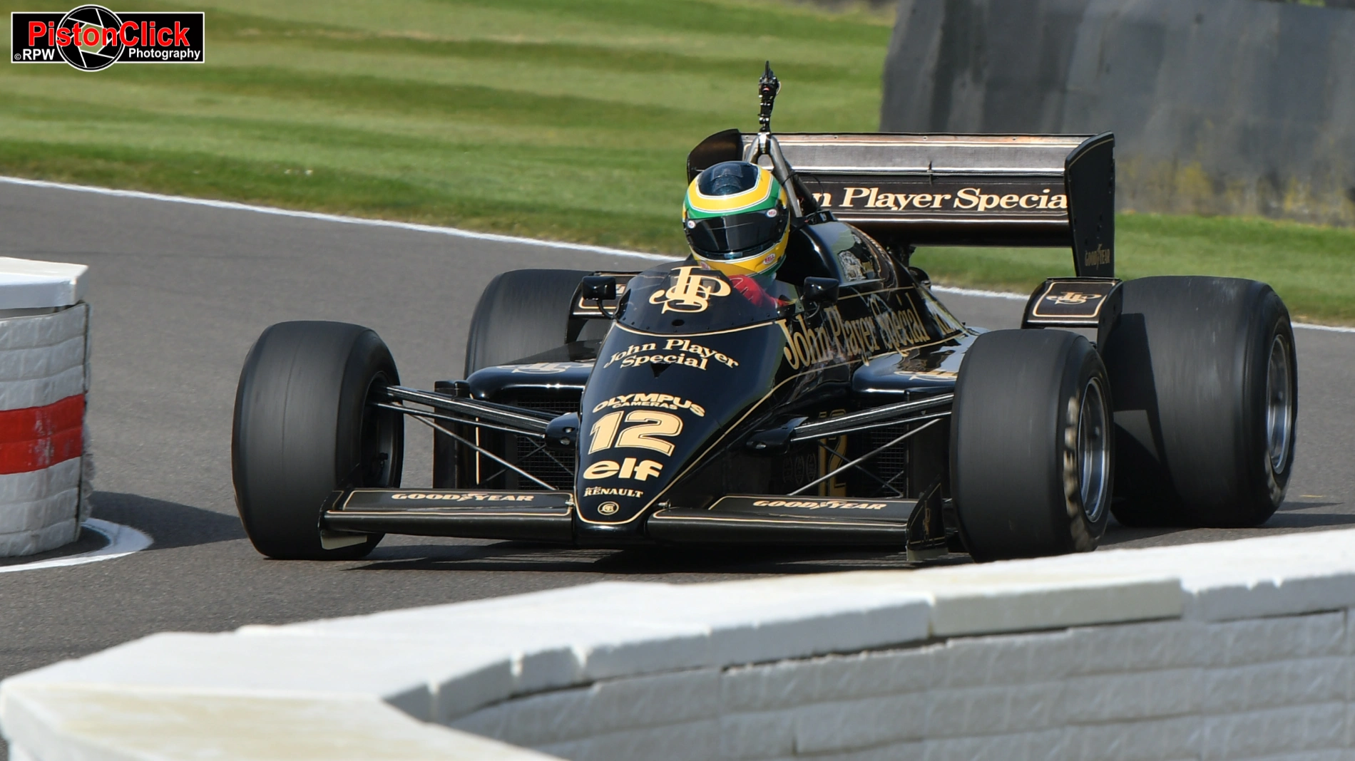Bruno Senna in Ayrton Senna Lotus 97T at Goodwood