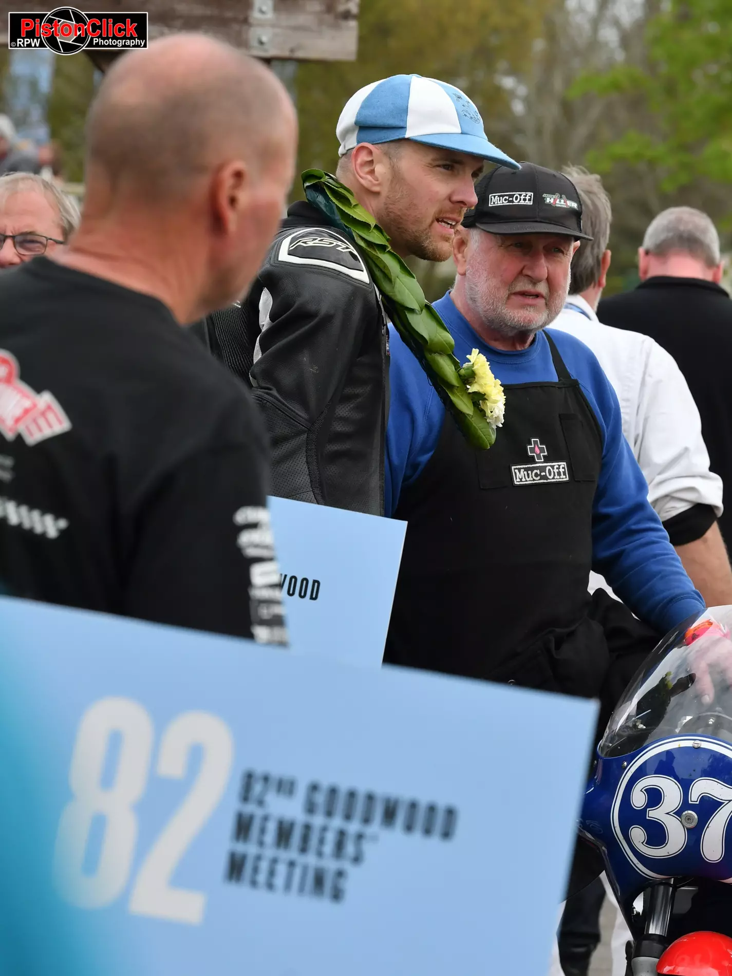 Motorcycle racing at the 82 Members Meeting Goodwood