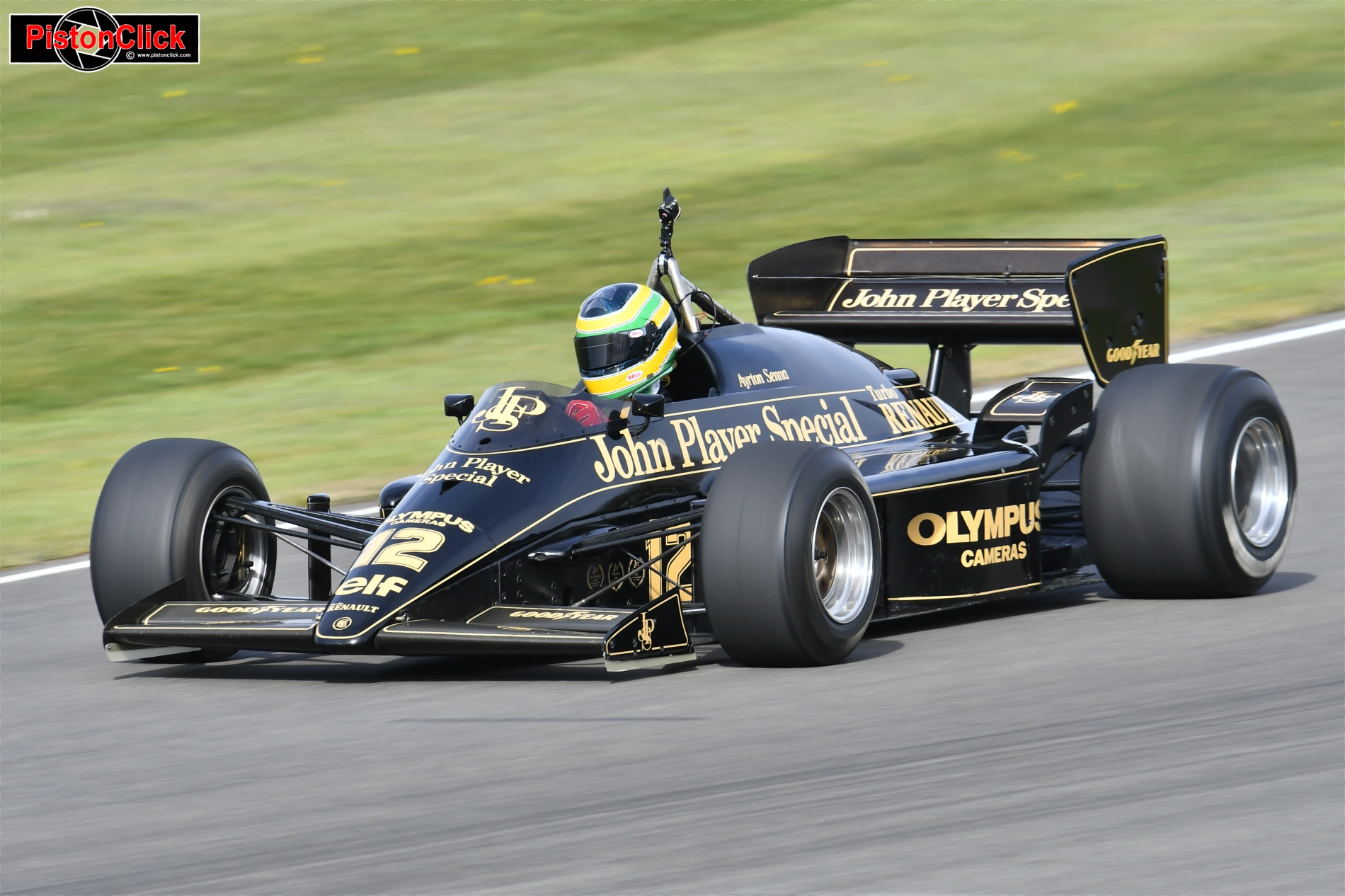 Bruno Senna in Ayrton Senna Lotus 97T at Goodwood