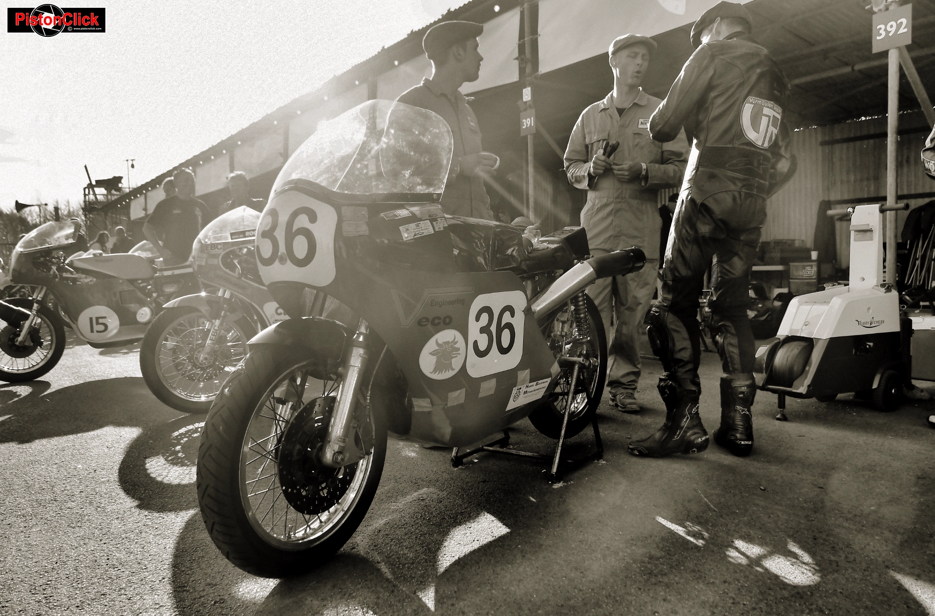 Motorcycle racing at the 82 Members Meeting Goodwood