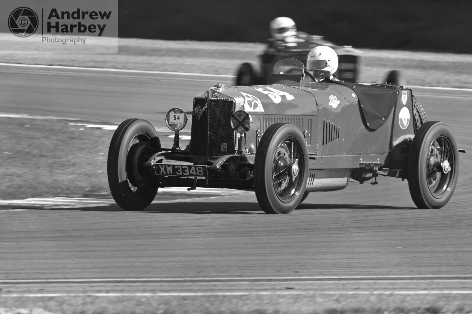 Vintage car racing at Silverstone