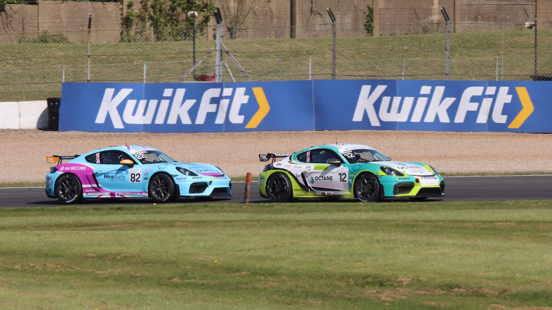 Porsche Carrera Cup at the BTCC Donington Park