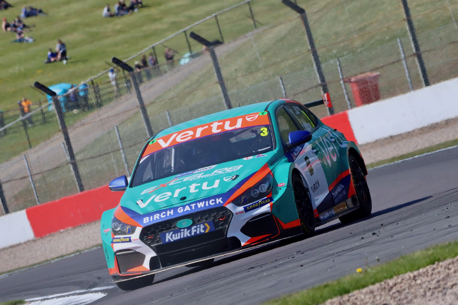 Tom Chilton at the BTCC Donington Park