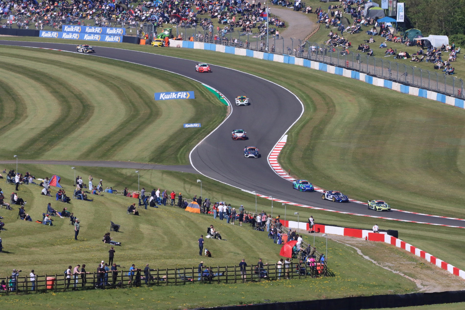 Porsche Carrera Cup at the BTCC Donington Park