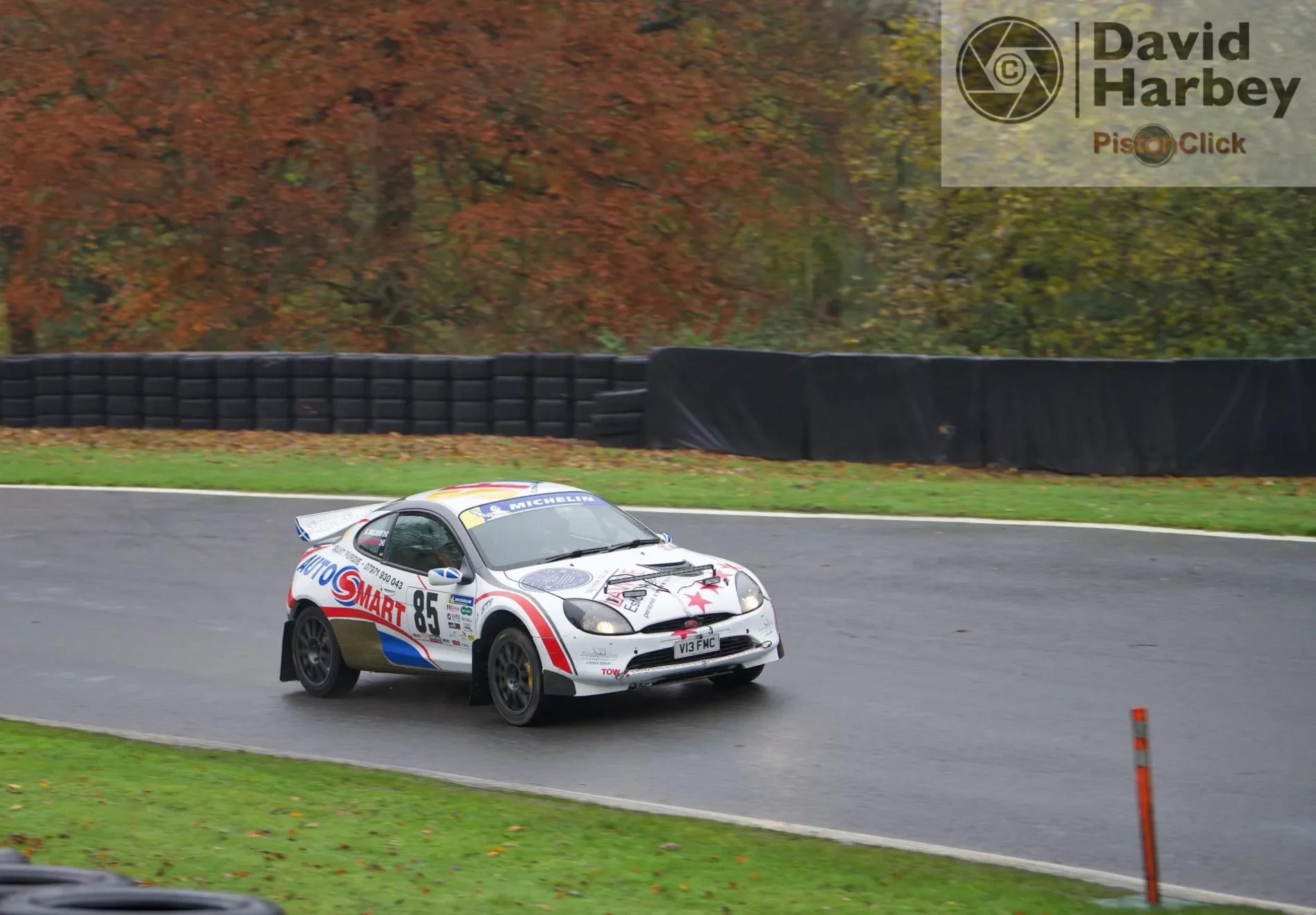 Ron Walker in his ex-works Puma Cadwell Park Stages