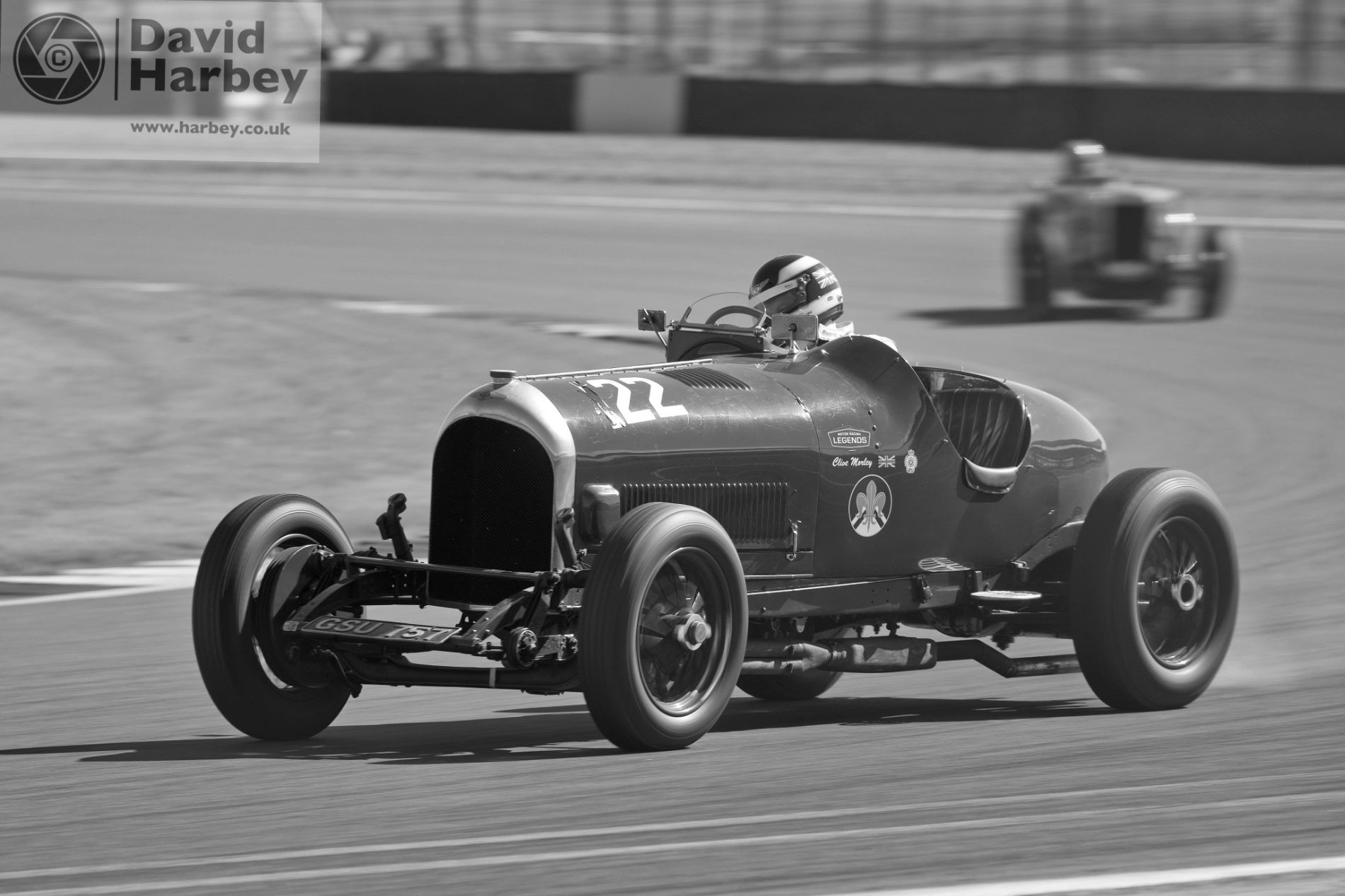 Vintage car racing at Silverstone