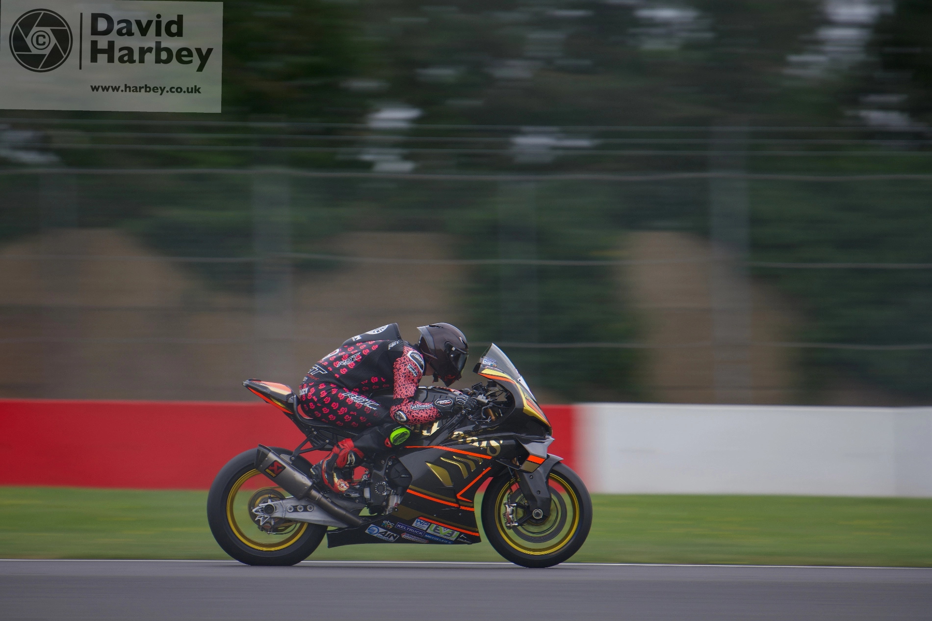 Storm Stacey BSB testing at Donington Park