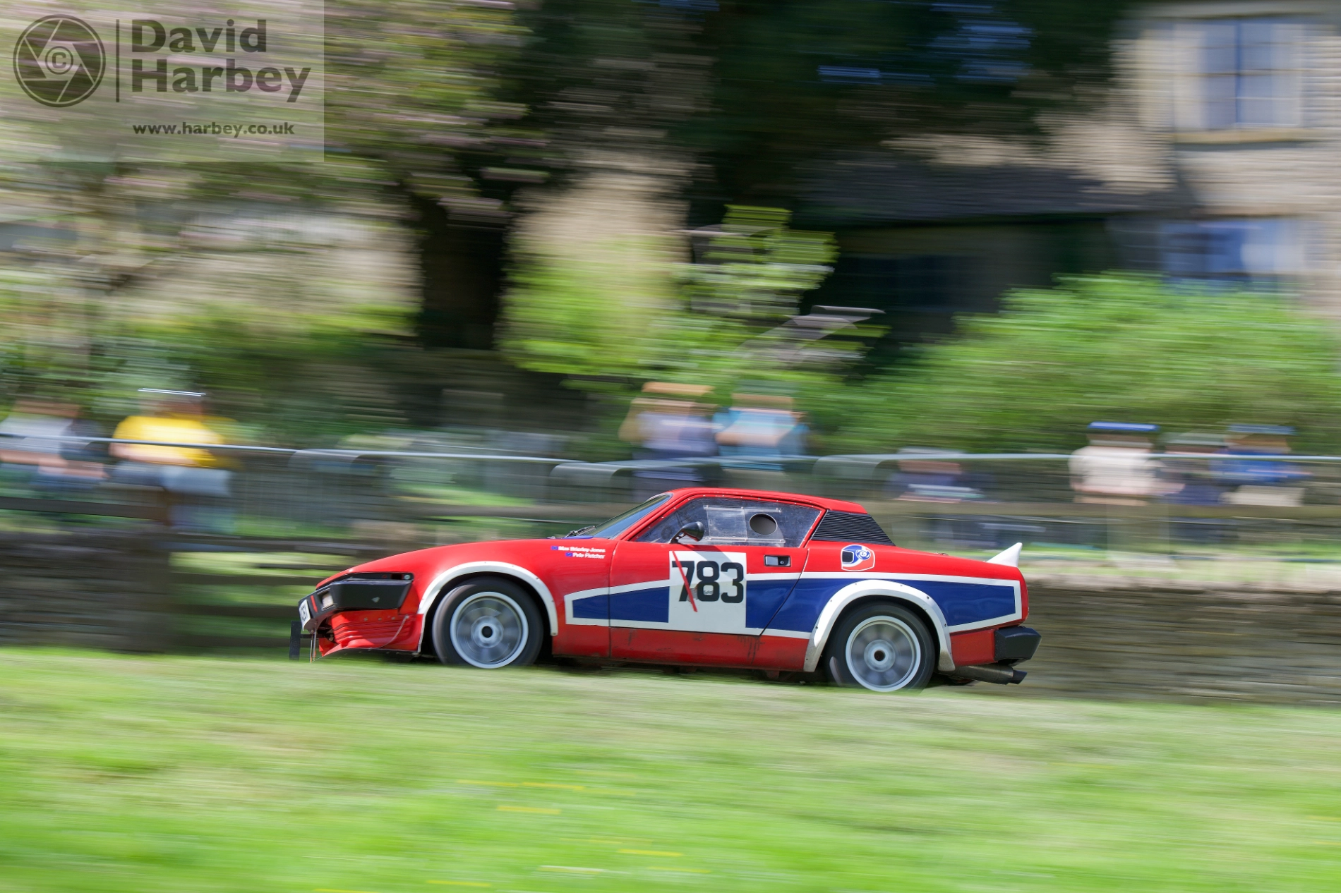 TR7 at the British Hillclimb Championship Prescott