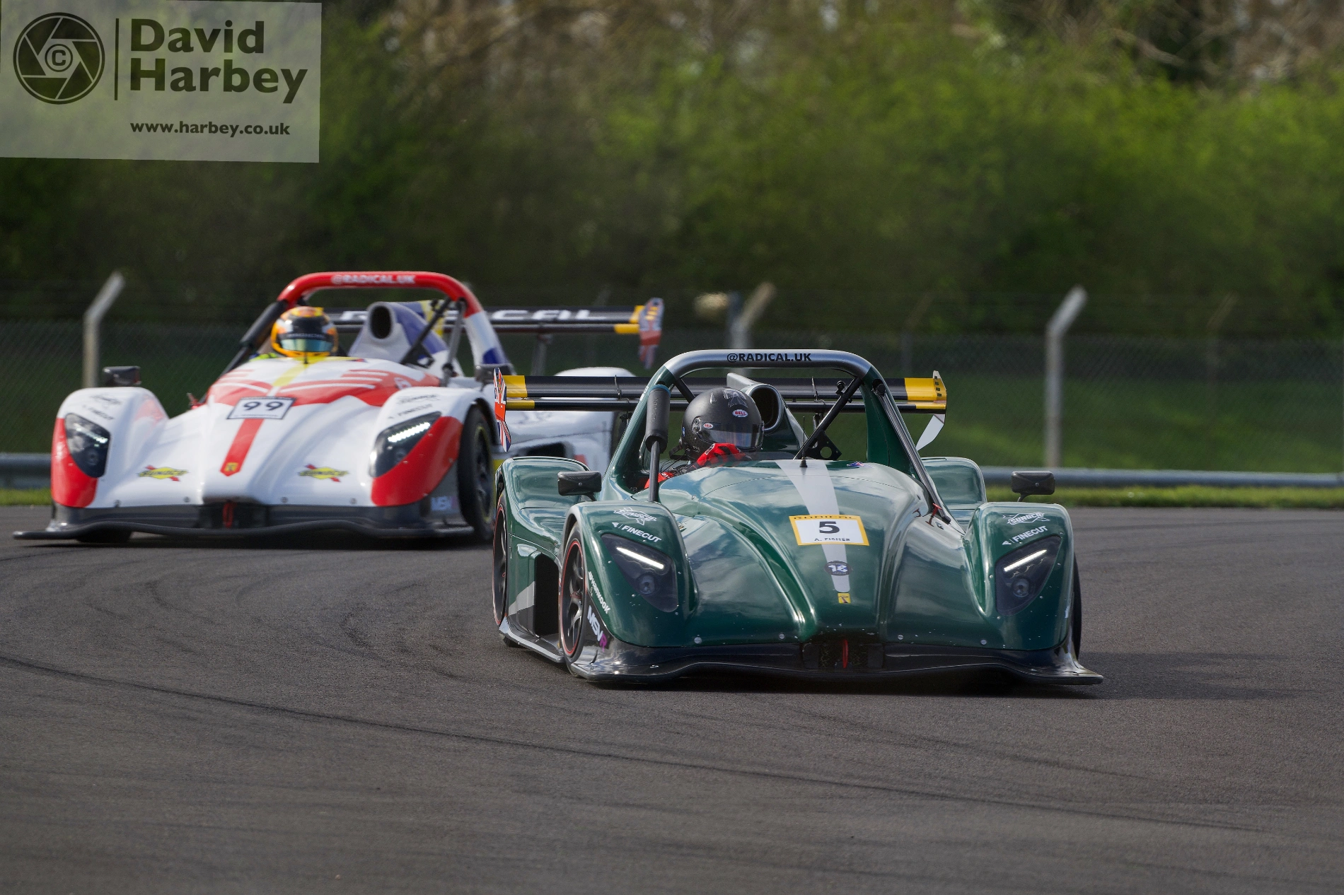 Taking photos at Donington Park