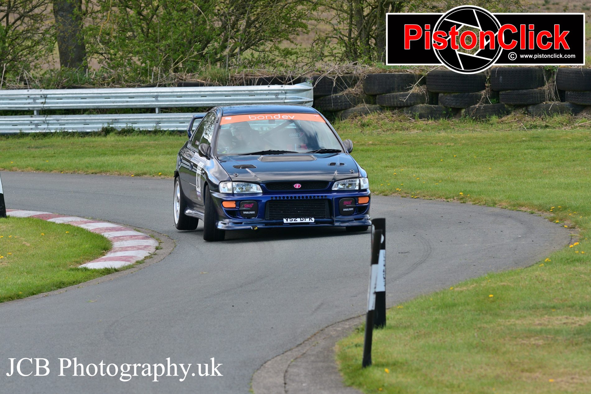James Hudson driving the Subaru Impreza