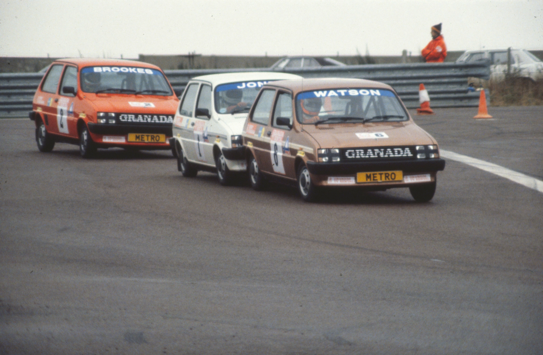 Donington Park Goddards Metro race Rallysprint 1980.