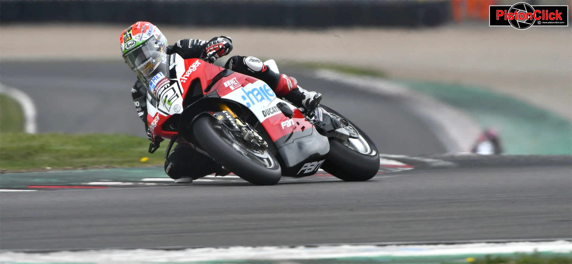 Glenn Irwin Hager PBM Ducati BSB Donington Park Test Day