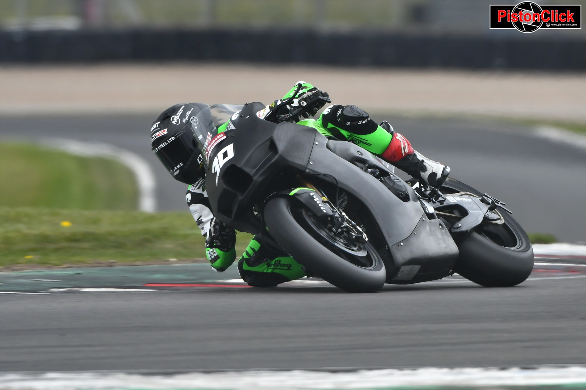 Max Cook riding for AJN Steelstock Kawasaki