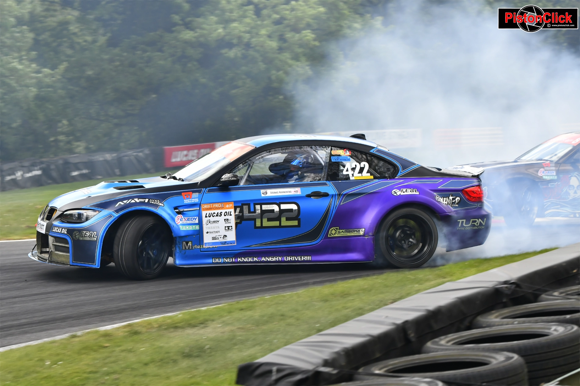 Drifting at Cadwell Park