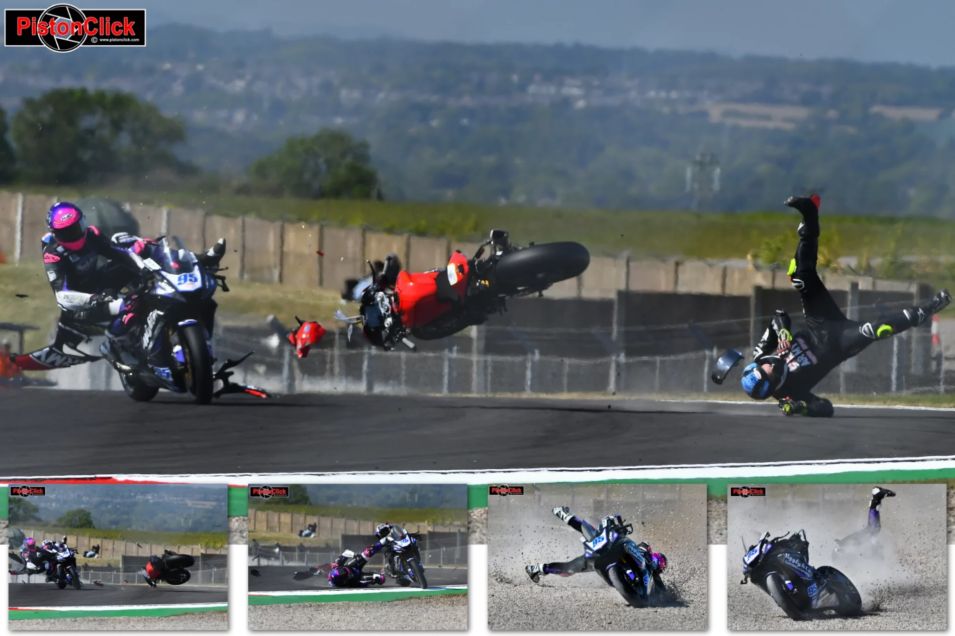 McLaran-Wood and British Army rider Stephen Thomas British Superbikes Round 2